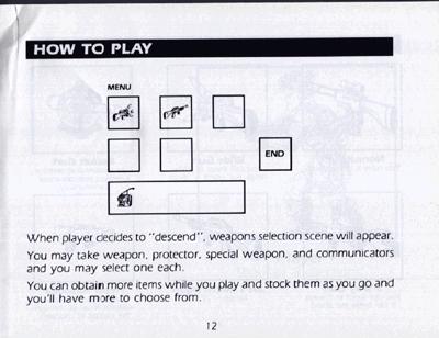 Bionic Commando manual page 12!
