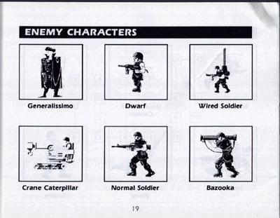 Bionic Commando manual page 19!
