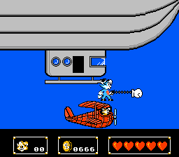 Rockin' Kats:  Borrows some elements from Bionic Commando